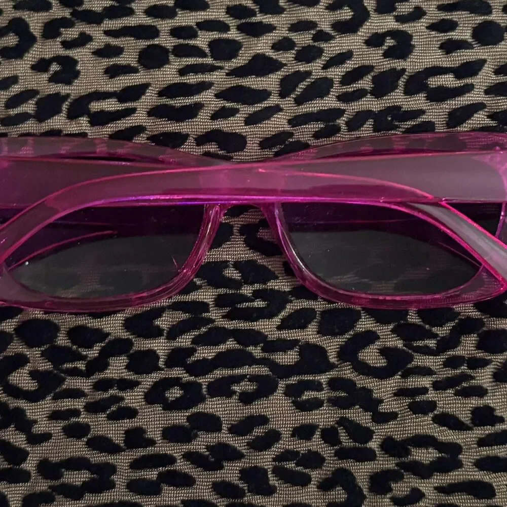 Unbranded Women's Pink and Purple Sunglasses